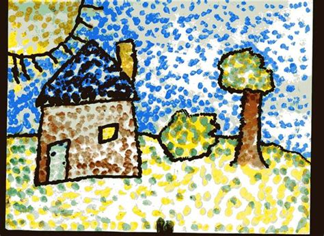 Art Makes Kids Smart Pointillism For Primary Grades