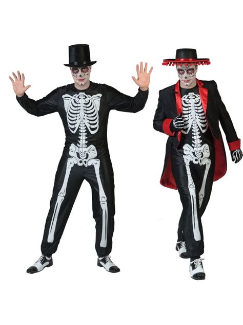 D Guisement Dia De Los Muertos Homme L L Gance Squelettique Pour