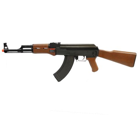 Gandg Rk47 Combat Machine Ak47 Aeg Airsoft Gun With Imitation Wood