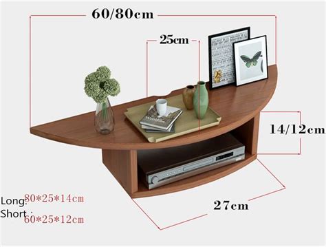 Wanlian Soporte Flotante De Tv Montado En La Pared Consola Multimedia