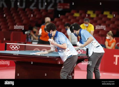 Tokyo Japan August 2 2021 Tokyo2020 Olympic Games Table Tennis At