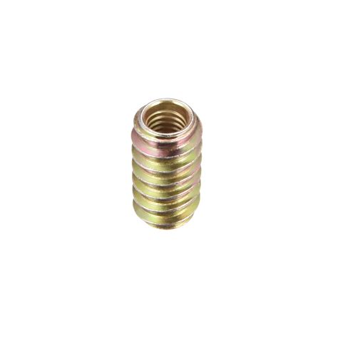 Furniture Threaded Insert Nut Carbon Steel M6 Internal Thread 20mm