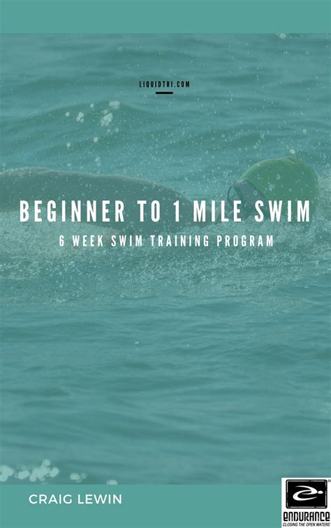 Beginner To 1 Mile Swim Training Plan Endurance Swimming