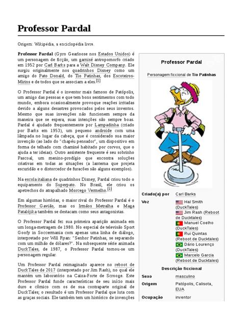 O Inventor Mais Importante De Patópolis