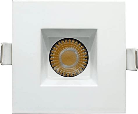 Perlglow Inch Square White Finish Downlight Luminaire Led Recessed