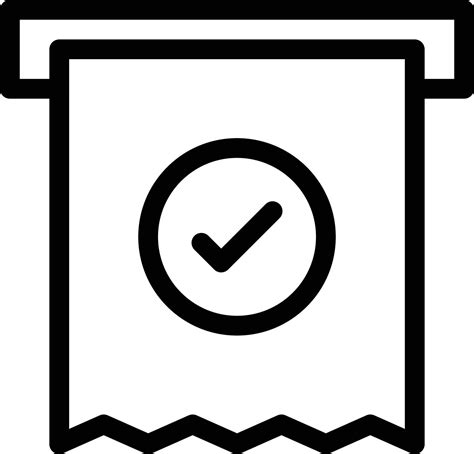 Invoice Tick Vector Illustration On A Backgroundpremium Quality