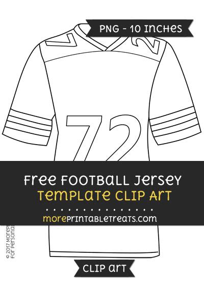 Football Jersey Template – Clipart