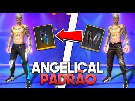 SAIU TEXTURA DA CALÇA ANGELICAL NO FREE FIRE LINK DIRETO YouTube