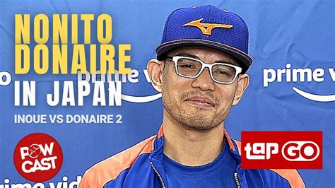 Nonito Donaire Interview In Japan Inoue Vs Donaire Youtube