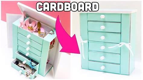 Diy Jewelry Box Cardboard - Diy Closet Island