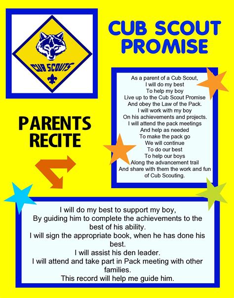 Make a Cub Scout Promise Poster | Cub Scout Poster Ideas | Cub scouts ...