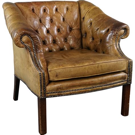 Fauteuil Chesterfield Vintage