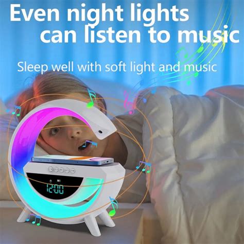 Wholesale Led Alarm Clock Bluetooth Speaker With Wireless Charger