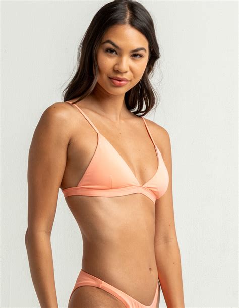 Full Tilt Sherbert Fixed Triangle Bikini Top Sherbert Tillys