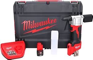 Riveteuse M12 BPRT-201X MILWAUKEE - 4933464405 : Amazon.fr: Bricolage