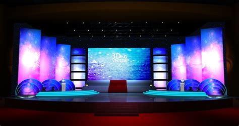 LED Lightning Revolving Stage At Rs 666 Sq Ft Hydraulic Wedding Stage