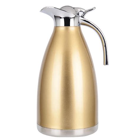 Household Stainless Steel Hot Water Bottle European Vacuum Insulation Function Water Bottle 2L