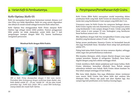 Pedoman Pembuatan Dan Pemanfaatan Kefir PPT