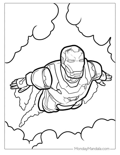 24 Iron Man Coloring Pages Free Pdf Printables