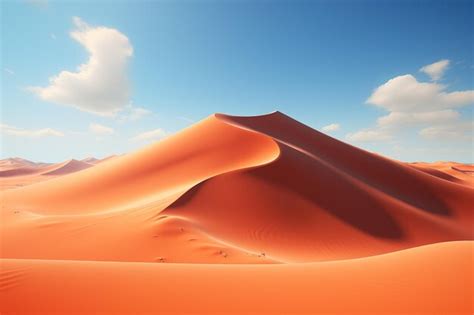 Premium Photo | Scorching Sands Desert Heat