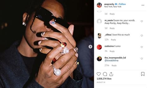 Rapper Asap Rocky Shows Off Fun Manicures As He Urges More Men To