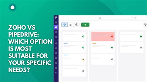 Pipedrive Vs Zoho A Comparison Of Two Powerful CRM Systems