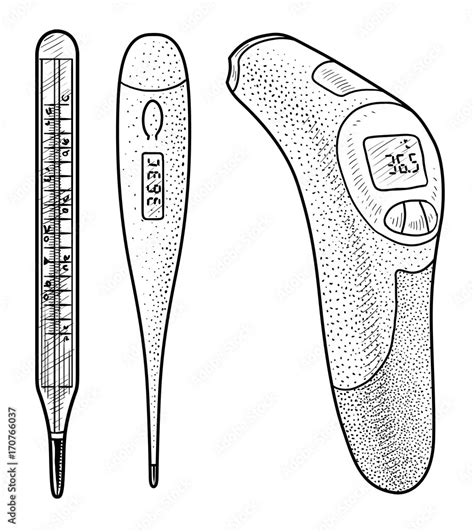 Thermometer Drawing