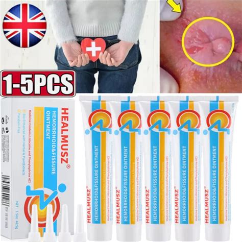 UK HAEMORRHOIDS TREATMENT Cream Hemorrhoid Piles Anal Fissure Prolapse Cream Gel