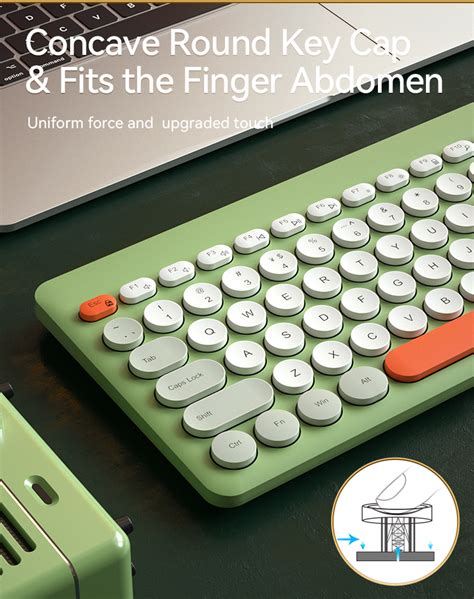bow usb plug  play wireless keyboard  mouse set pinkgreen