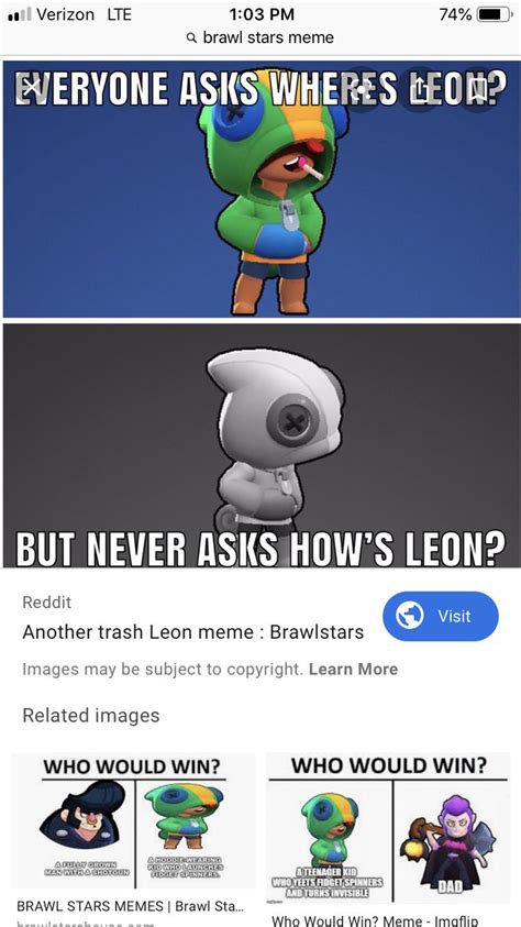 Funny Leon meme I made : r/Brawlstars