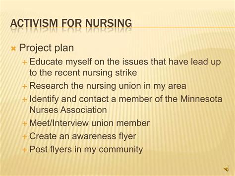 Activism for nursing | PPTX