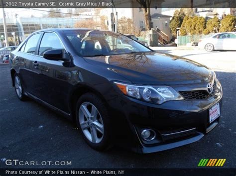 Cosmic Gray Mica 2012 Toyota Camry Se Black Interior