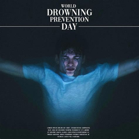 Premium Psd World Drowning Prevention Day Poster Used For Ads And