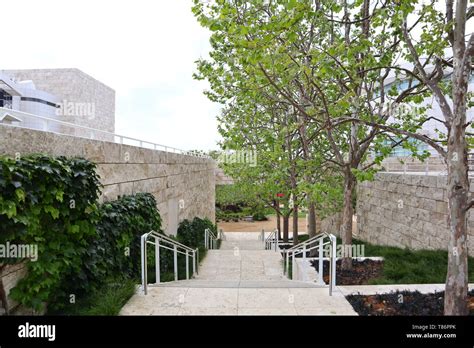 view of The Getty Center Museum in Los Angeles Stock Photo - Alamy