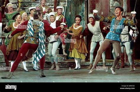 FIGHT SCENE ROMEO & JULIET (1966 Stock Photo, Royalty Free Image ...