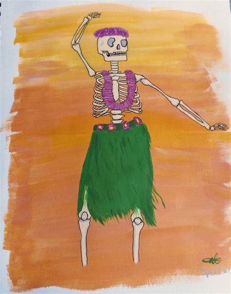 Hula Skelly By Alounasdemons On Deviantart