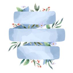 Design Png E Svg De Flor Aquarela De Fita Delicada Para Camisetas