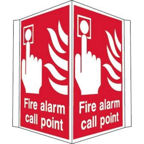 Fire Alarm Call Point Projecting Sign