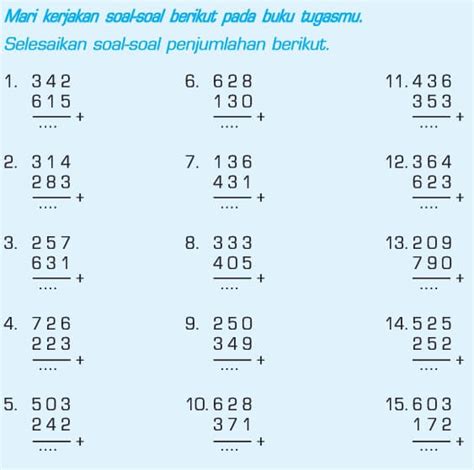 Soal Pengurangan Kelas 1 Sd Homecare24