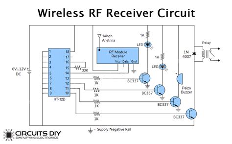 How To Make Rf Transmitter And Receiver Circuit Circuit Diagram