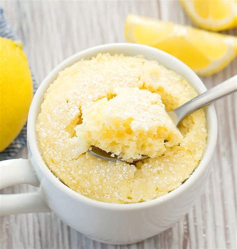 Keto Lemon Mug Cake Kirbies Cravings