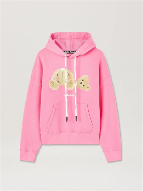 Palm Angels Bear Hoodie Pink Atelier Yuwaciaojp