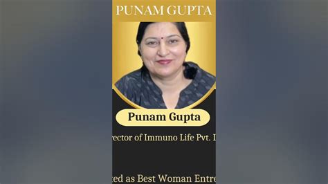 Punam Gupta Serial Entrepreneur Cum Social Worker Youtube