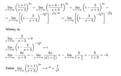 Oblicz Granice Funkcji Brainly Pl