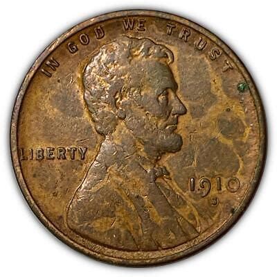 1910 S Lincoln Wheat Cent Almost Uncirculated AU Coin 2977 EBay