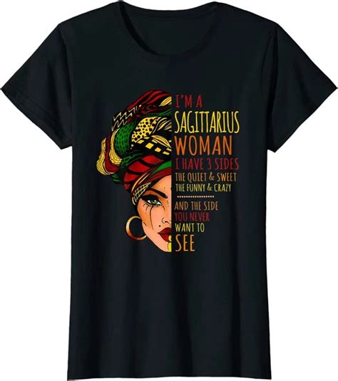 Hot Trending Kiraa Tee With I M A Sagittarius Woman I Have 3 Sides Birthday Gift T Shirt