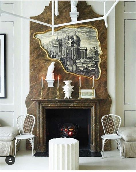 Pin By Erika Gosse On Living Etc Fireplace Art Nicky Haslam