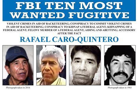 Mexican drug lord among FBI 10 most wanted fugitives