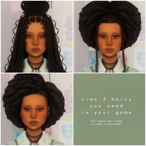 Sims 4 Hairs You Need In Order To Picstt Video Clersims Sims 4