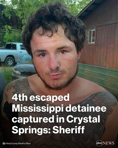 Abc Newsさんのインスタグラム写真 Abc Newsinstagram 「new Fourth Detainee Who Escaped From A Mississippi